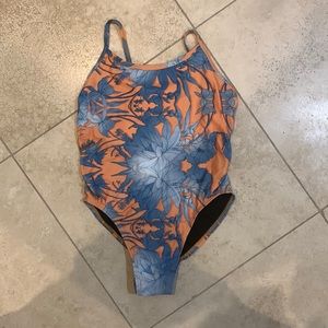 Patterned Jolyn Tie-back One-piece